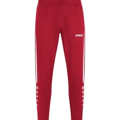 Jako Damen Freizeithose Power rot/weiß