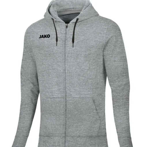 Jako Damen Kapuzenjacke Base grau