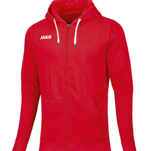 Jako Damen Kapuzenjacke Base rot