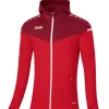 Jako Damen Kapuzenjacke Champ 2.0 rot