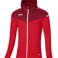Jako Damen Kapuzenjacke Champ 2.0 rot