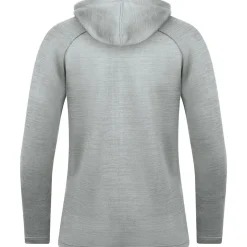 Jako Damen Kapuzenjacke Challenge grau