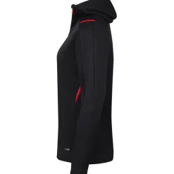 Jako Damen Kapuzenjacke Challenge schwarz-rot