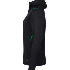 Jako Damen Kapuzenjacke Challenge schwarz-grün