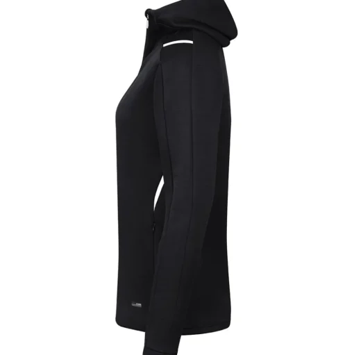 Jako Damen Kapuzenjacke Challenge schwarz-weiß