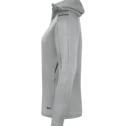 Jako Damen Kapuzenjacke Challenge grau
