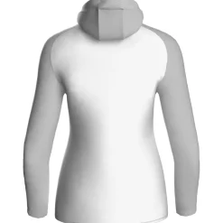 Jako Damen Kapuzenjacke Iconic weiß/soft grey/anthra light