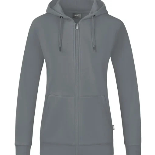 Jako Damen Kapuzenjacke Organic grau