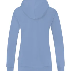 Jako Damen Kapuzenjacke Organic blau