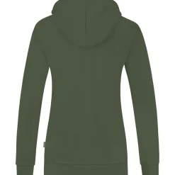 Jako Damen Kapuzenjacke Organic grün