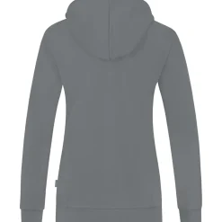 Jako Damen Kapuzenjacke Organic grau