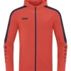 Jako Damen Kapuzenjacke Power flame/marine