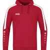 Jako Damen Kapuzensweat Power rot