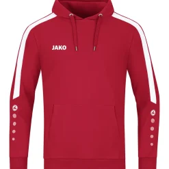 Jako Damen Kapuzensweat Power rot