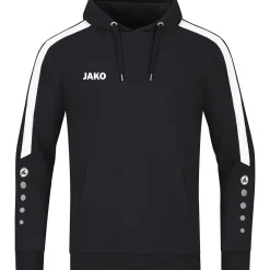 Jako Damen Kapuzensweat Power schwarz