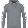 Jako Damen Kapuzensweat Power steingrau