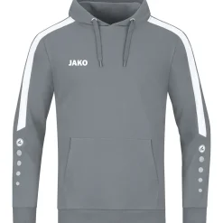 Jako Damen Kapuzensweat Power steingrau