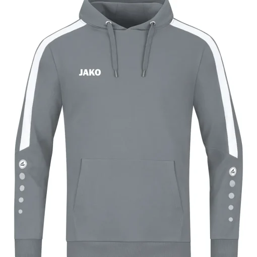 Jako Damen Kapuzensweat Power steingrau