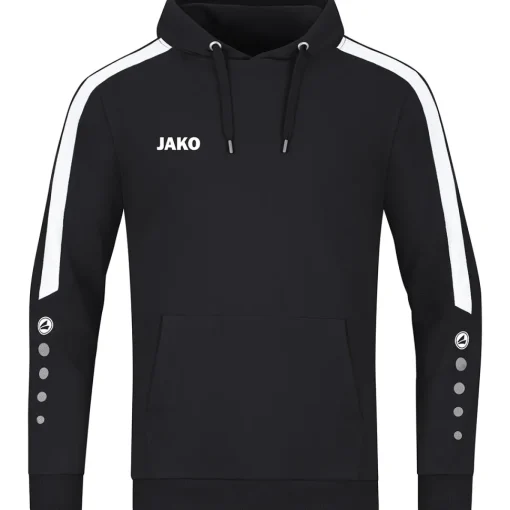 Jako Damen Kapuzensweat Power schwarz