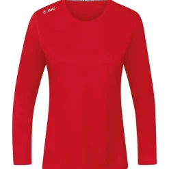Jako Damen Longsleeve Run 2.0 rot
