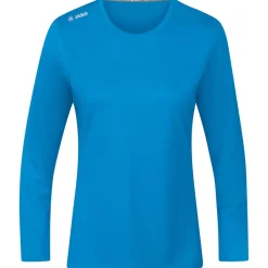 Jako Damen Longsleeve Run 2.0 blau