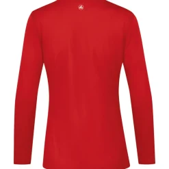 Jako Damen Longsleeve Run 2.0 rot
