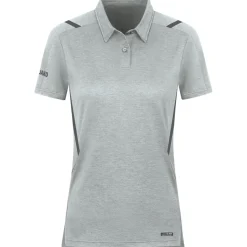 Jako Damen Polo Challenge grau