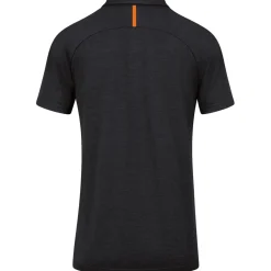 Jako Damen Polo Challenge schwarz-orange