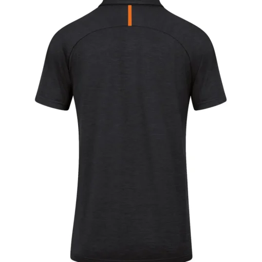 Jako Damen Polo Challenge schwarz-orange