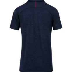 Jako Damen Polo Challenge blau-rot