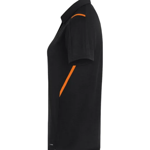 Jako Damen Polo Challenge schwarz-orange