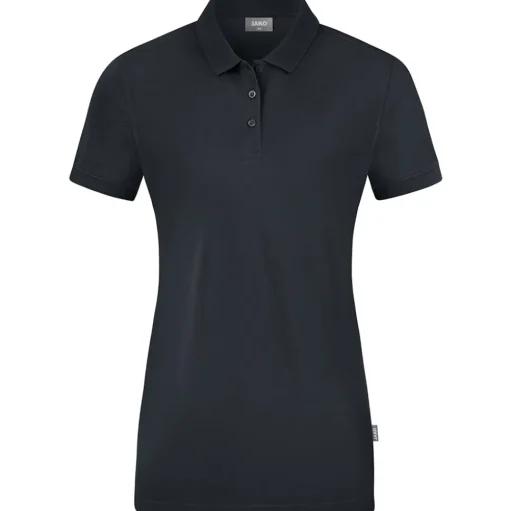 Jako Damen Polo Doubletex grau