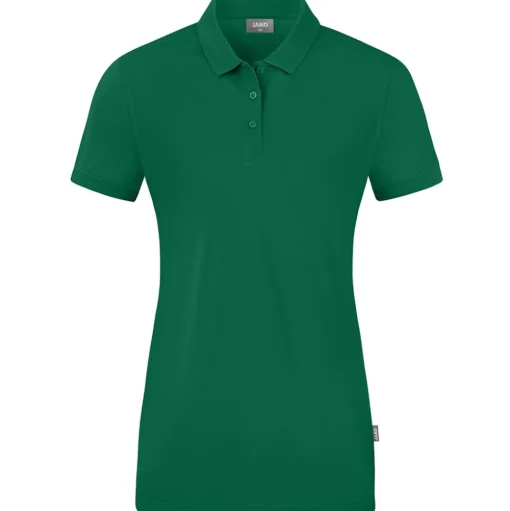 Jako Damen Polo Doubletex grün