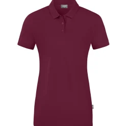 Jako Damen Polo Doubletex braun