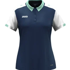 Jako Damen Polo Dynamic Damen marine-weiß-minze