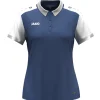 Jako Damen Polo Dynamic Damen nachtblau-weiß-hellgrau
