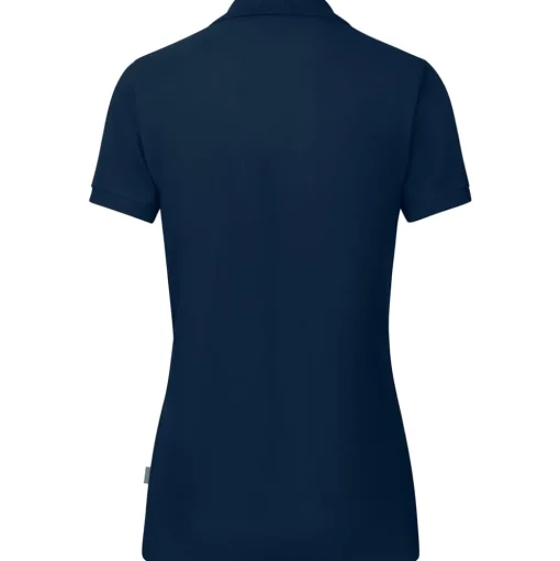 Jako Damen Polo Organic blau