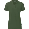 Jako Damen Polo Organic grün