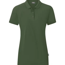 Jako Damen Polo Organic grün