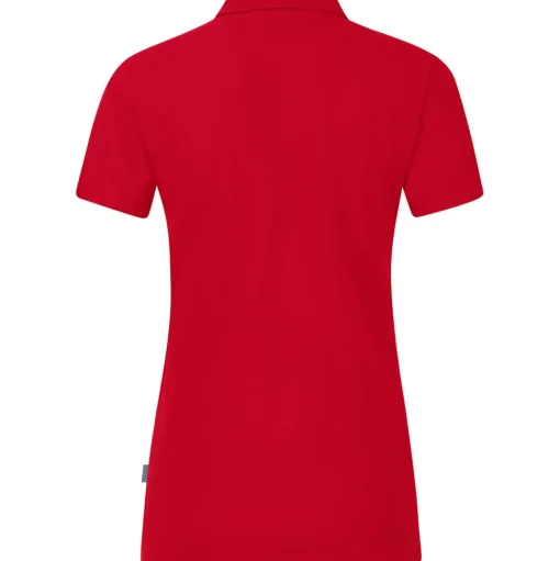 Jako Damen Polo Organic Stretch rot
