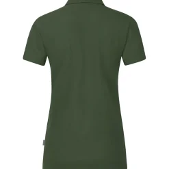 Jako Damen Polo Organic Stretch grün