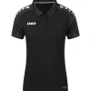 Jako Damen Polo Performance schwarz/anthra light