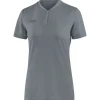 Jako Damen Polo Prestige steingrau