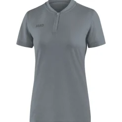 Jako Damen Polo Prestige steingrau
