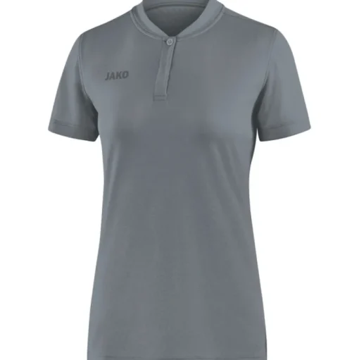 Jako Damen Polo Prestige steingrau