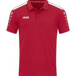 Jako Damen Polo-Shirt Power rot