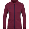 Jako Damen Polyesterjacke Challenge rot-blau