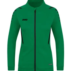 Jako Damen Polyesterjacke Challenge grün-schwarz
