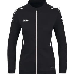 Jako Damen Polyesterjacke Challenge schwarz-weiß