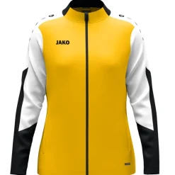 Jako Damen Polyesterjacke Dynamic Damen gelb-weiß-schwarz